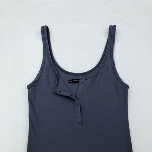 A &F tank top with button up